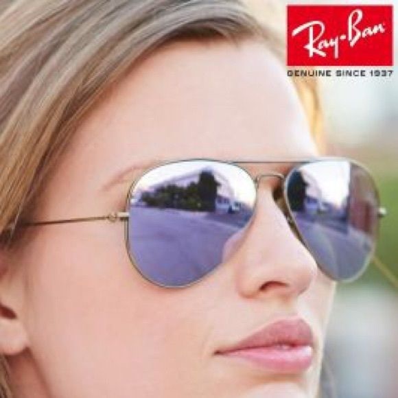 mirrored ray bans